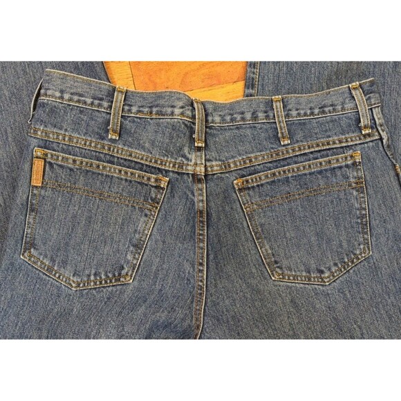 Cinch Jeans Men's 35x34 Blue Straight Green Label Western Cowboy Rodeo Denim - Picture 10 of 11